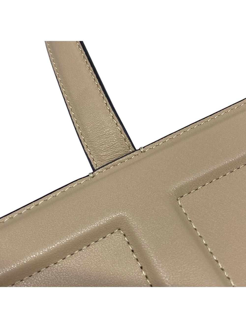 Fendi Flip Medium F Logo Beige Light #310283F10B - Picture 11 of 15